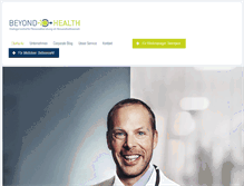 Tablet Screenshot of beyondhealth.de